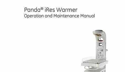 GE PANDA IRES WARMER OPERATION AND MAINTENANCE MANUAL Pdf Download