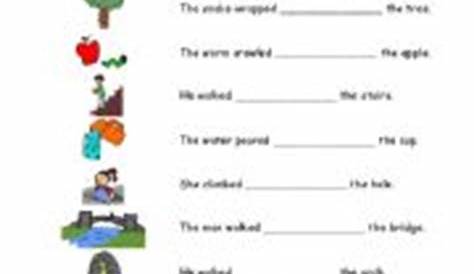 English worksheets: Directional Prepositions