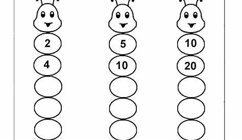 first grade skip counting worksheet