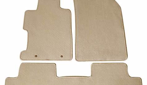 Fits 06-11 Honda Civic Car Floor Mats Front & Rear Beige Nylon - 3PC | eBay