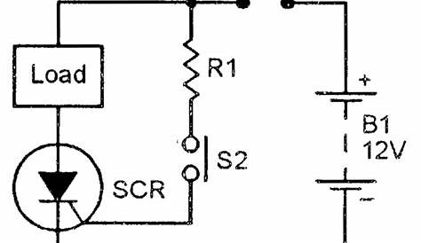 simple scr circuit diagram