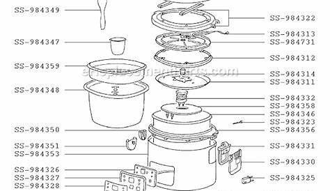 electrical wiring diagram of rice cooker
