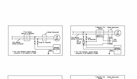 Motor pack quantity, Actuator specifications, Typical wiring diagrams