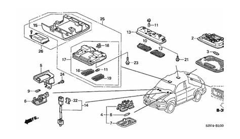 acura mdx parts diagram