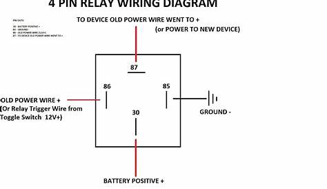 4 pole starter relay wiring diagram