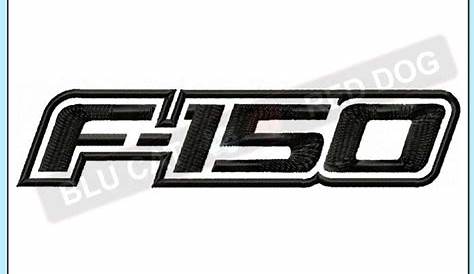 Ford F150 Embroidery Logo ⋆ 5 sizes included ⋆ Blu Cat Red Dog