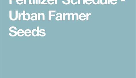 fertilizer guide for vegetables garden