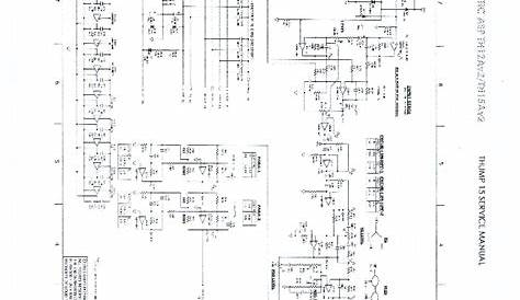 MACKIE THUMP-15 SCH Service Manual download, schematics, eeprom, repair