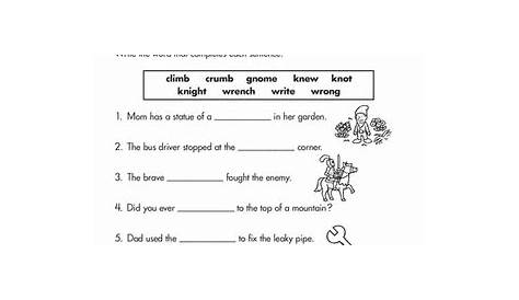 Silent E Worksheets For Second Grade – Kidsworksheetfun