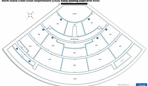 North Island Amphitheater Seating Chart