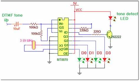 DIY - DTMF Tone Generator and Decoder Circuits