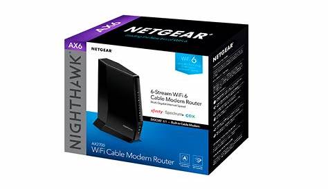 Nighthawk CAX30 – AX2700 Cable Modem Router with WiFi 6 | NETGEAR