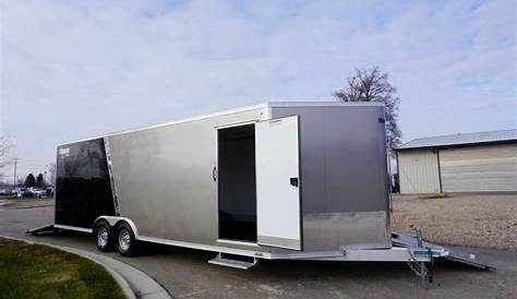 24' Ultra Light Aluminum Enclosed Trailer Rental - All Purpose Car