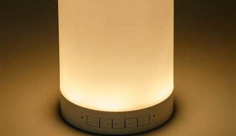 Expertzone Wireless Night Light LED Touch Lamp Speaker with Portable