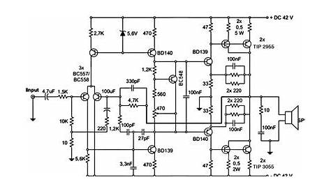 200 Watt Subwoofer Amplifier Circuit Diagram