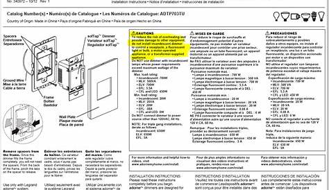 Wiring Diagram For Legrand Dimmer Switch - Wiring Diagram