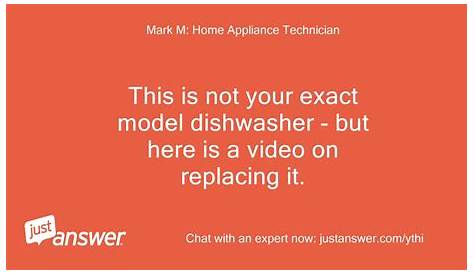 I have a Samsung Dishwasher (code # DD81-01547A_EN) that the - YouTube