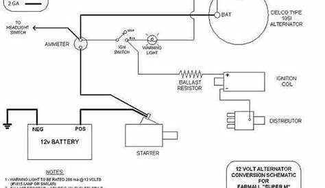 Positive Ground Farmall H Wiring Diagram 6 Volt Collection