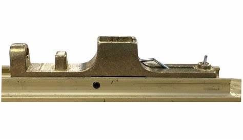 Hager 282D US3 Bright Brass Manual Flush Bolt