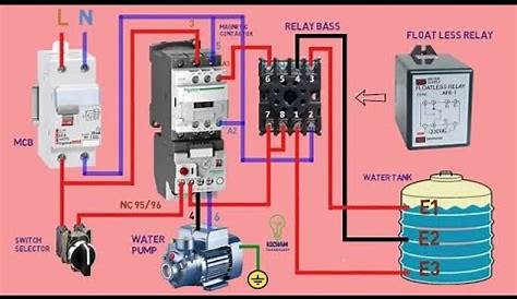 water pump relay wiring diagram