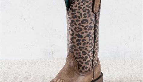Ariat Leopard Circuit Savanna Boots - Cowgirl Delight