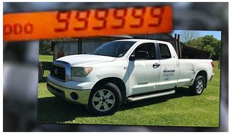 Second Toyota Tundra Pickup Hits a Million Miles, Serviced at Same