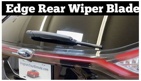 ford explorer rear wiper blade replacement