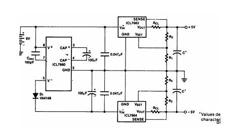 split power supply circuit diagram
