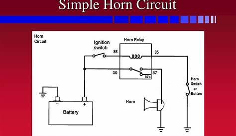 horn with relay diagram