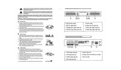 EMB EQB75 Equalizer User Manual | Manualzz