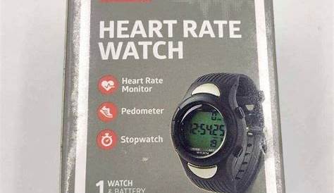 NEW Medline Heart Rate Monitor Watch Pedometer Stopwatch Activity