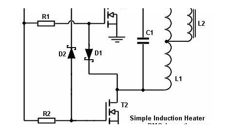 diy induction heater circuit diagram