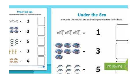 grade 2 undersea math worksheet
