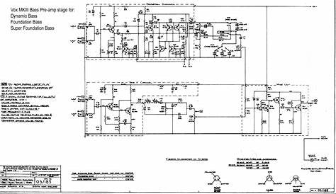 Vox Solid State schematics (circuit diagrams)