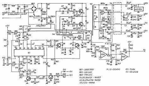 450w atx power supply circuit diagram