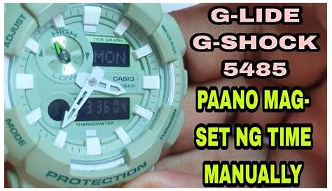 g shock 5485 manual