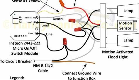 the wiring diagram for an electrical device with two lights and one