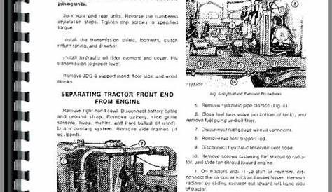 John Deere 2030 Tractor Service Manual