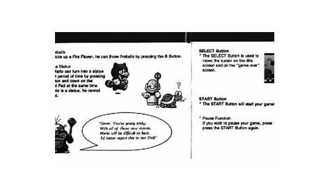 Image - Super Mario Bros. 3 Manual pages 9-10.png | Nintendo | FANDOM