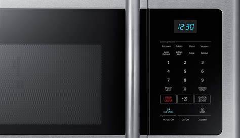 Samsung Me16h702ses Microwave Owner's Manual