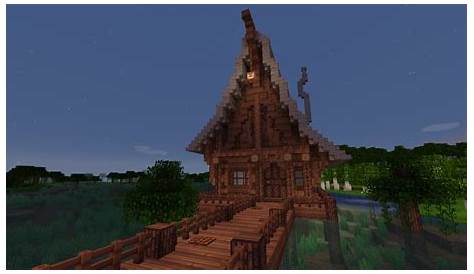 Minecraft Witch Hut Build