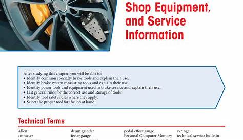 automobile brake service guide