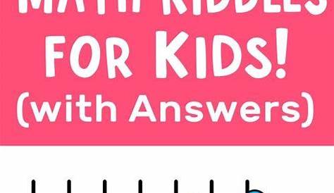 5th Grade Maths Riddles With Answers Pdf
