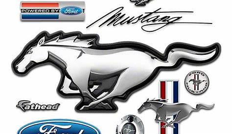 ford mustang decals and emblems