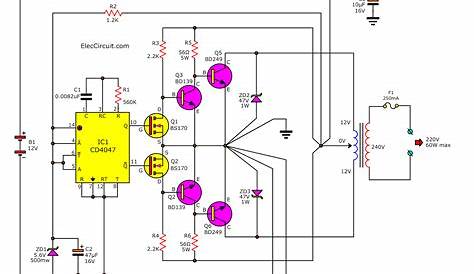 48vdc to 220vac inverter circuit diagram
