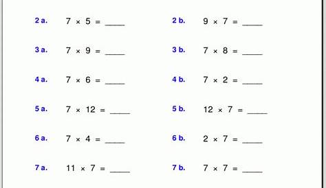 7Th Grade Math Review Worksheet - Free Printable Educational - Math