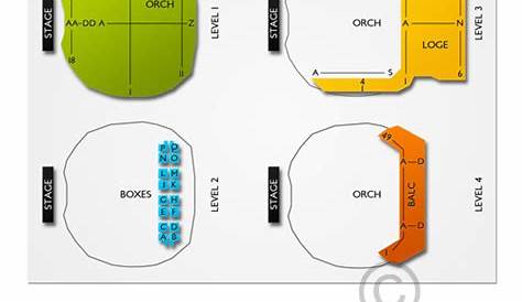 marcus center uihlein hall seating chart