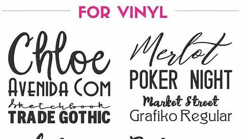12 Best Fonts for Cricut in 2022 [Free+Cursive] - TVC
