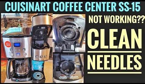 HOW TO FIX Cuisinart Coffee Center NOT BREWING Coffee ON K Cup Side SS