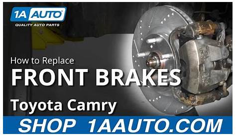 How to Replace Front Brakes 2007-17 Toyota Camry | 1A Auto